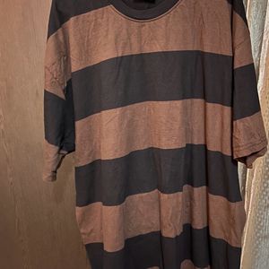 Stripped Bonkers Oversized Tshirt