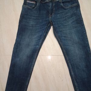 Mens Ankle Fit Denim Jeans Waist 34