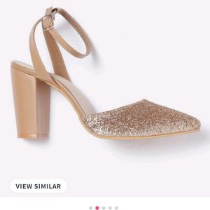 Glittery Golden Sandal