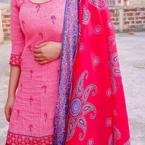 Punjabi Cotton Patiala Suit