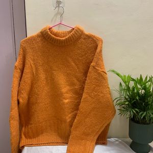 Orange Sweater