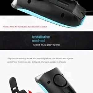 Cycle Light And Horn USB Rechargeable Bicycle.Horn