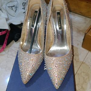 Rose Gold Diamond Heel