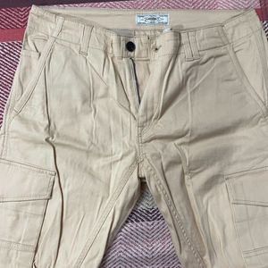 Beige/cream color Cargo Pants