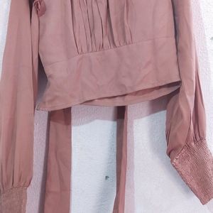 Peach Colour Top By Tokyo Talkies