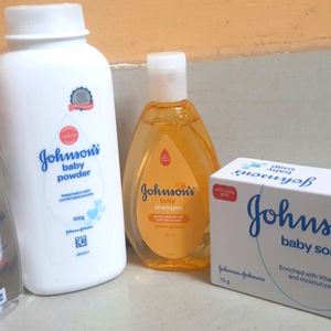 Johnson Baby Soap, shampoo,powder, oil