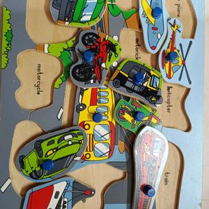 Transport Wooden Puzzle