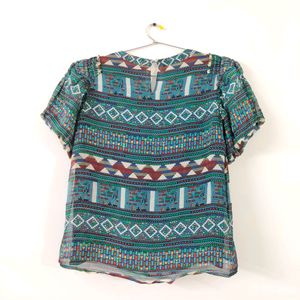 Korean imported multicolored top