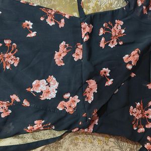 Sassafras Floral Wrap Dress