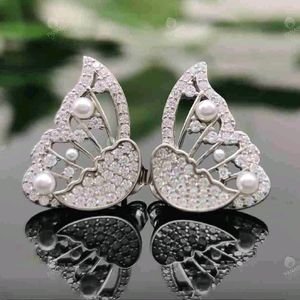 Pure925Silver 2in1 Butterfly Earring