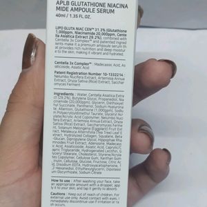 Korean Niacinamide Serum (Sealed)