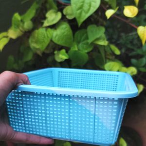 Aesthetic Blue Basket