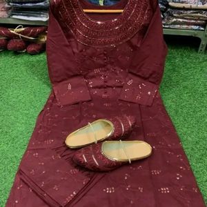 Meroon Dress Jutha Set Ramadan Offer