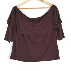 L Size Off Shoulder Western Top (Women's)