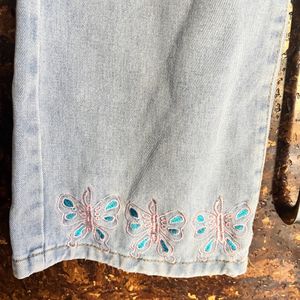 Flower jeans