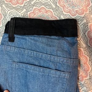 Two Tone Denim Pants