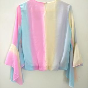 Rainbow Colour Top For Women