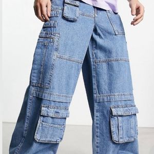 Blue Cargo New Jeans