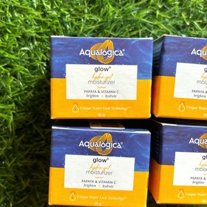 Aqua logics Glow+ Hydra Gel MOISTURIZER Pack Of 4