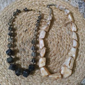 Two Boho Neckpieces