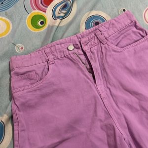 Lavender Coquette Core Jeans