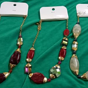 Stylish Necklace Set Of 3