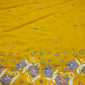 Embroidery Saree