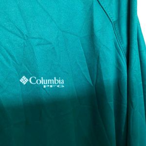 Columbia Sea Green Long Sleeve T Shirt