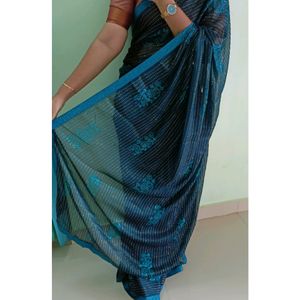 New Grand Stone Work Saree