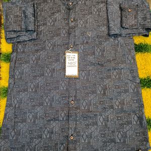 *NEO Printing Semi Formal Cotton Shirt*