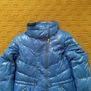 DIA BLUE PUFFER JACKET