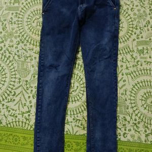 Men Denim Navy Blue Jeans