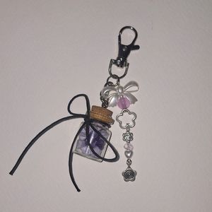 Cute Star Jar Charm (Purple)