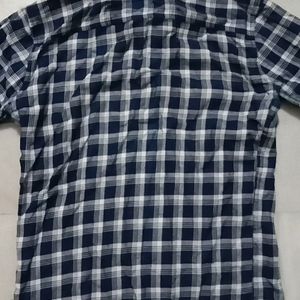 Navy Blue Check Levis Shirt