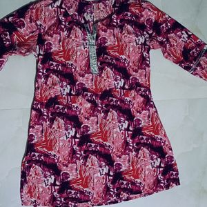 Pink & Purple Tunic- Thigh Length