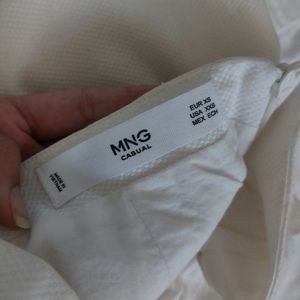 Mango(MNG) White Skirt