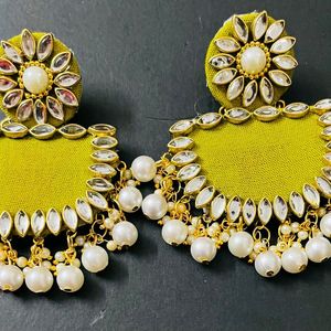 Fancy Party Wear Have Long Size Earrings