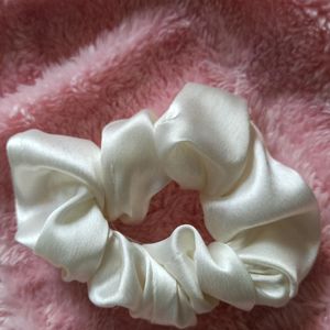 White Scrunchie