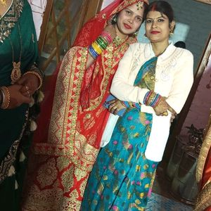 pretty red  bridal lehnga.