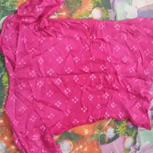 Pink Bandheg Kurti🌺🌺