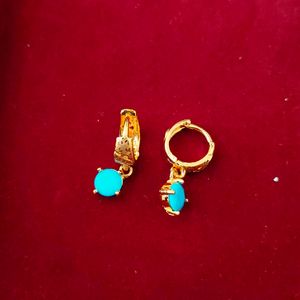 Small Earring Monalisa Stone