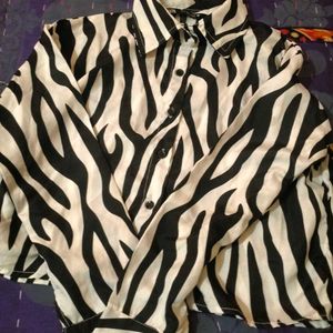 Zebra Shirt For Women