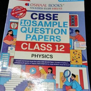 10 Sample Papers With Solution Class 12 CBSE Board