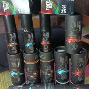 Pack Of 6 Lubricant Gel And Delay Spray