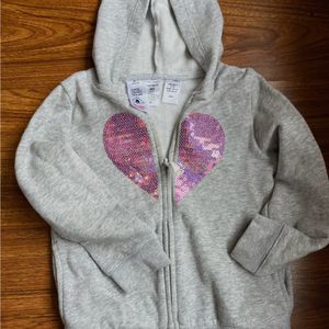 Carter’s Brand New Kids Sequin Fleece Hoodie