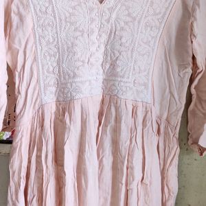 Peach Colour Kurti