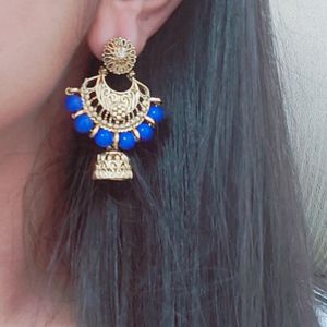 FREE Jhumka With Designer Ethnic Gown