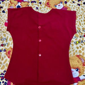 Maroon Top - Size S