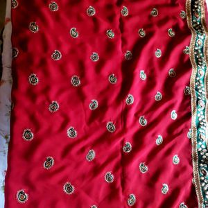 Full Body Embroidery Sari