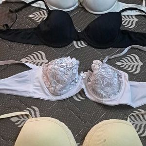 Combo Of Four Imported Fabric  Hnm  Bra